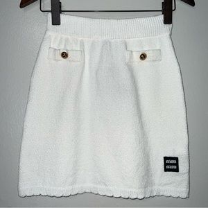 Miu miu mini skirt
